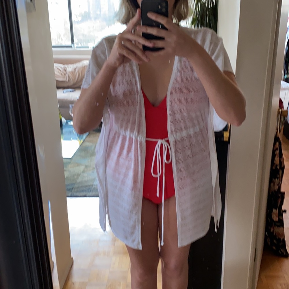 Beautiful Knitted Beach Coverup/Robe/Cardigan